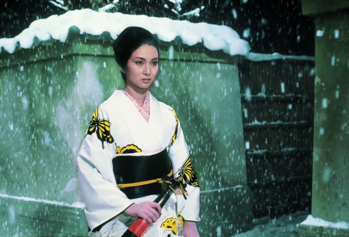 A still from Lady Snowblood