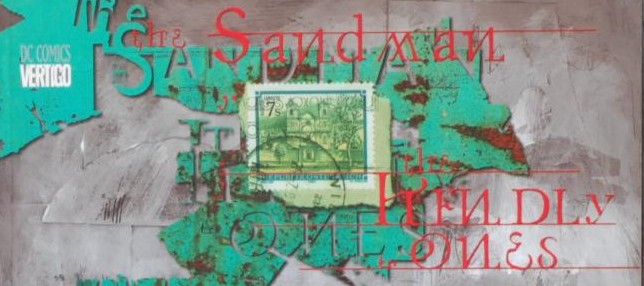 A portion of the cover for the first soft cover edition The Sandman: The Kindly Ones. Art by Dave McKean